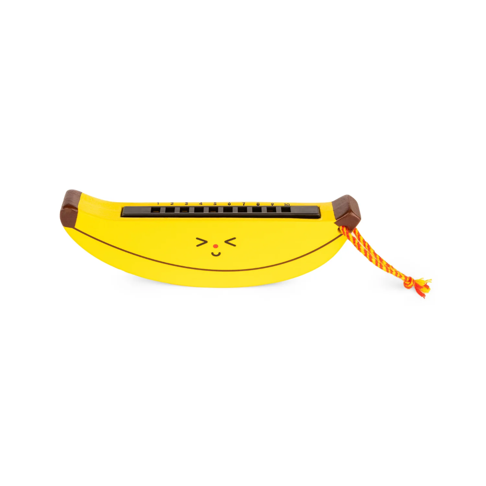 Kikkerland Kidoki Wooden Fruit Harmonica