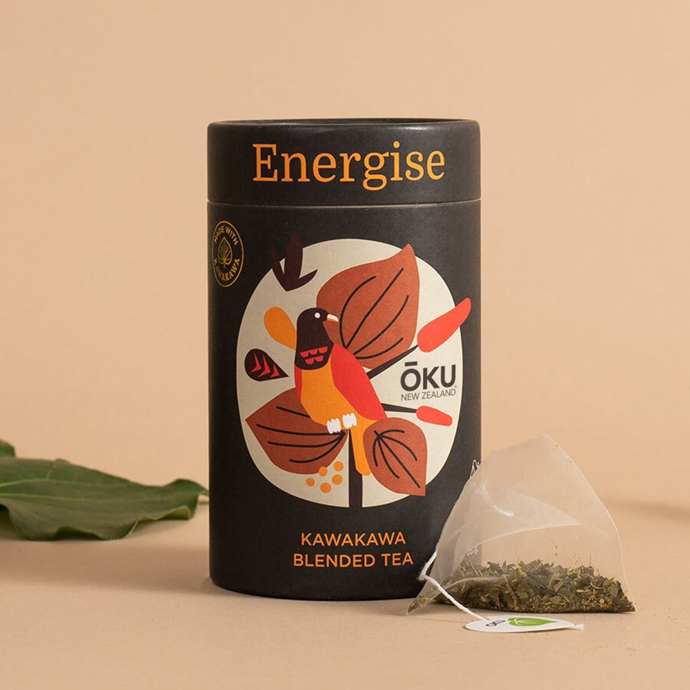 Ōku Tea Tube Energise Pack of 15 Tea Bags