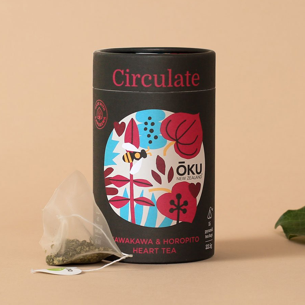 Ōku Tea Tube Circulate Pack of 15 Tea Bags