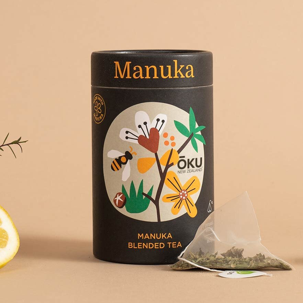 Ōku Tea Tube Manuka Pack of 15 Tea Bags