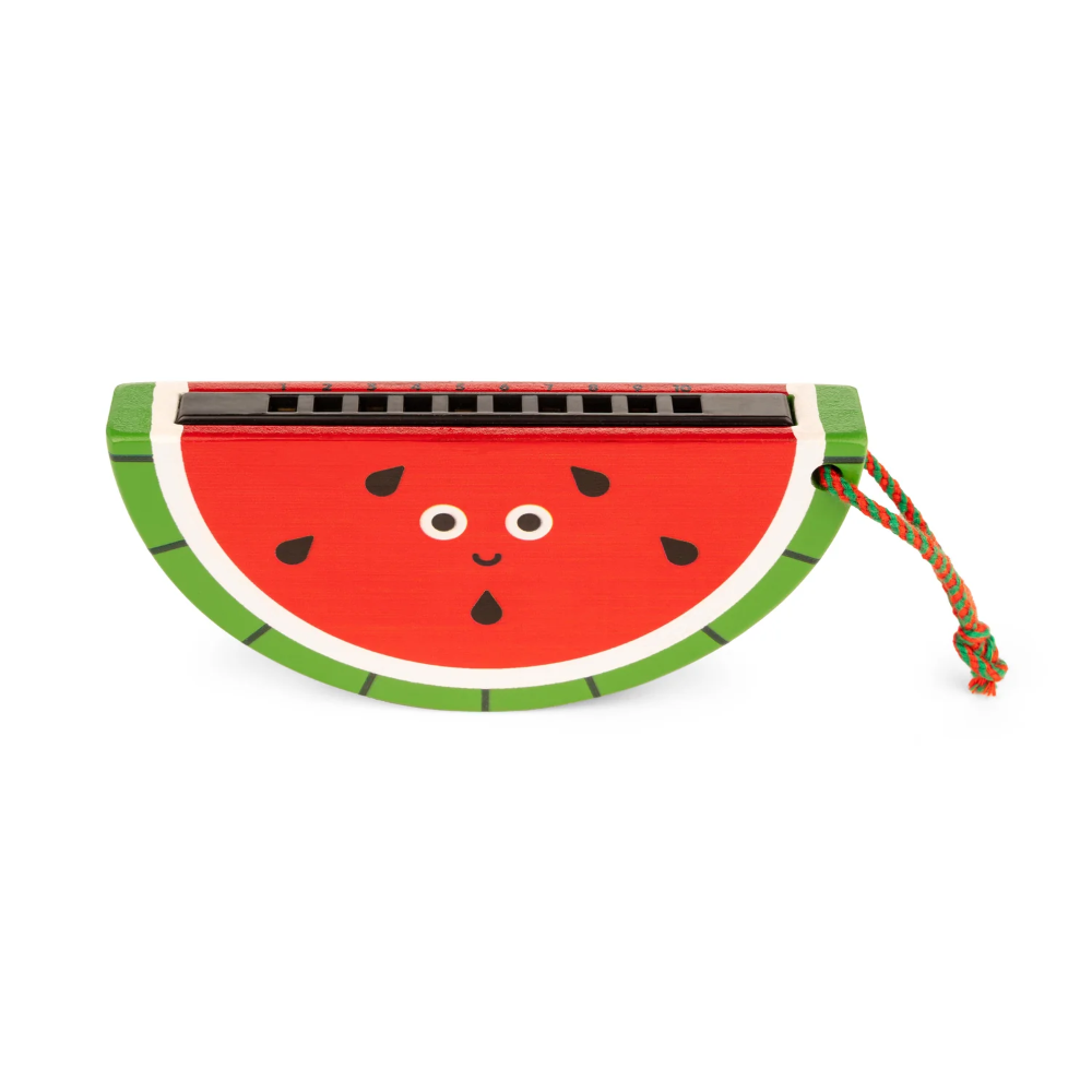Kikkerland Kidoki Wooden Fruit Harmonica
