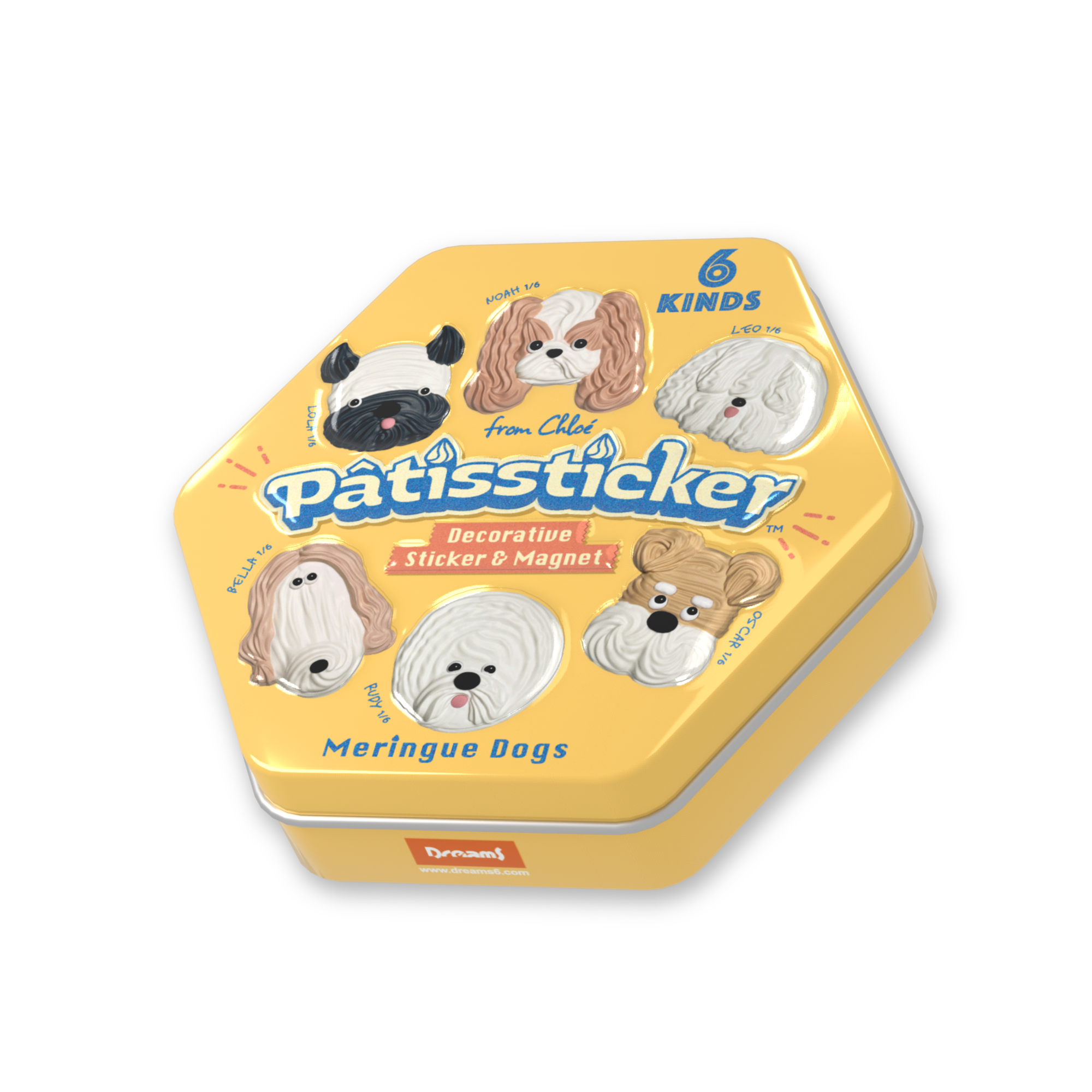 Pâtissticker Meringue Dogs Series Blind Box