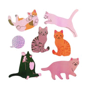 Sticker Garden Sheet Pearl Cat