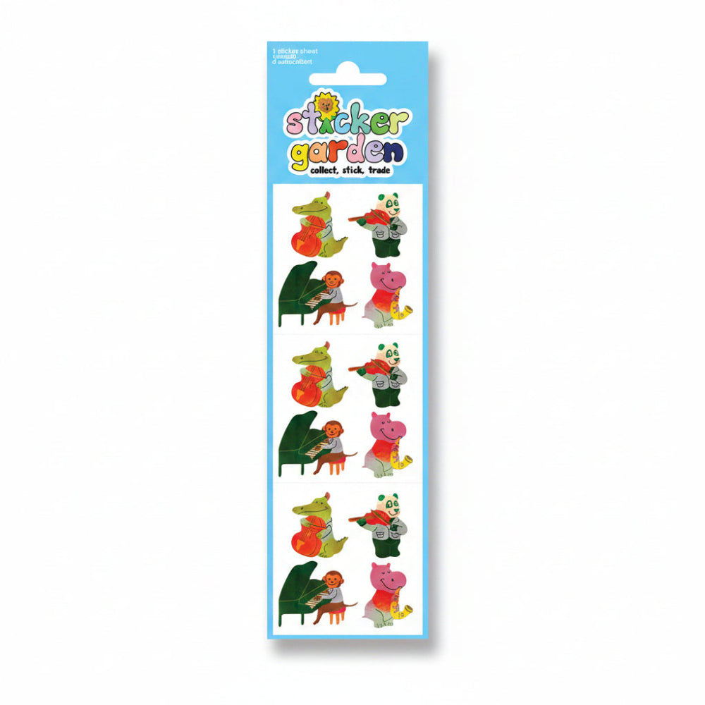 Sticker Garden Sheet Pearl Jazz Animals