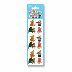 Sticker Garden Sheet Glossy Jazz Animals