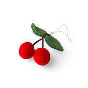 Christmas Decoration Felt Cherries