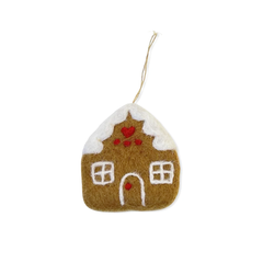 Christmas Decoration Felt Gingerbread House
