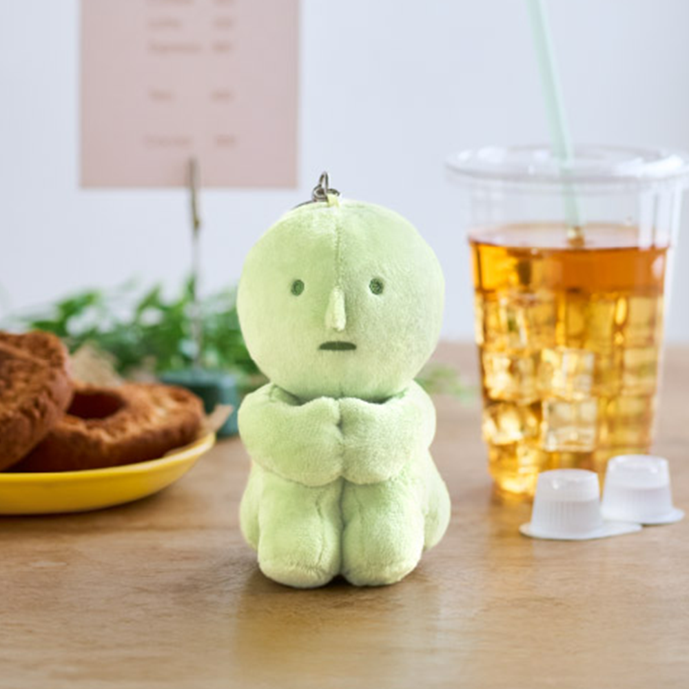Smiski Plush Keychain Hugging Knees