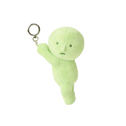 Smiski Plush Keychain Hanging On