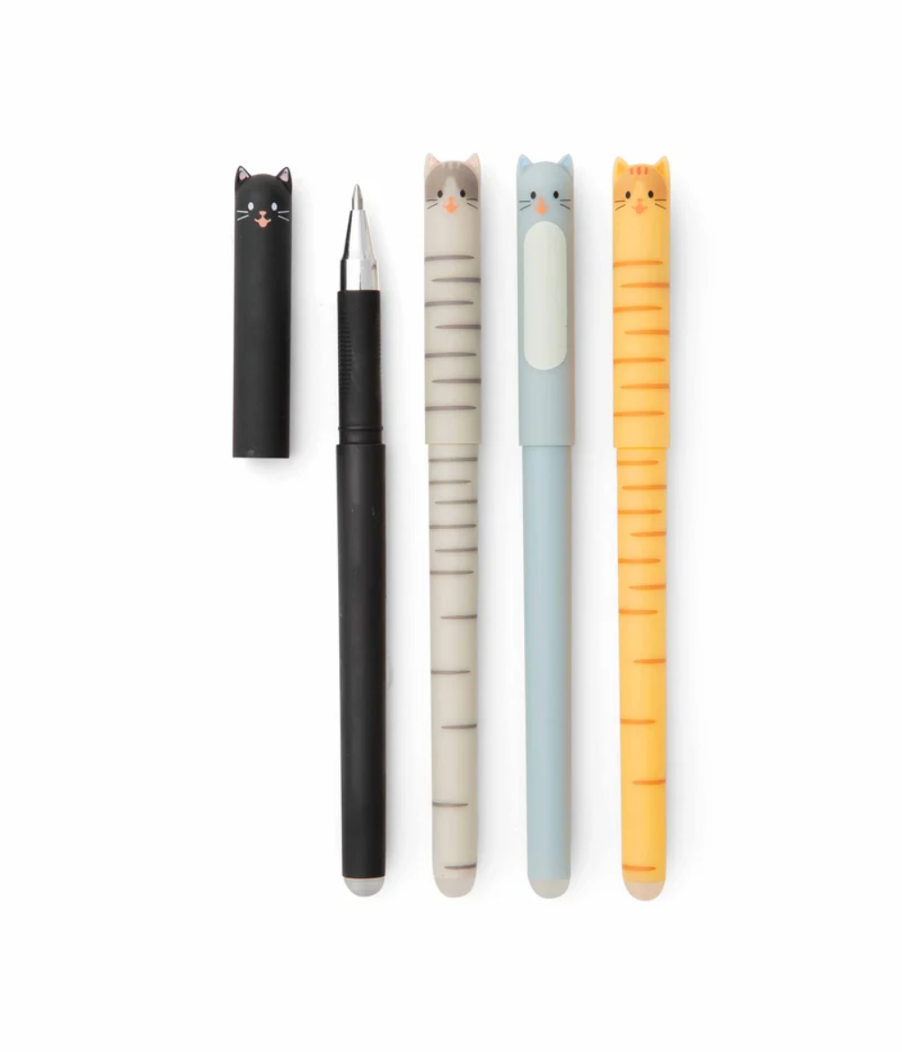 Kikkerland Cat Erasable Gel Pen