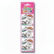 Sticker Garden Sheet Prism Rainbow Unicorn