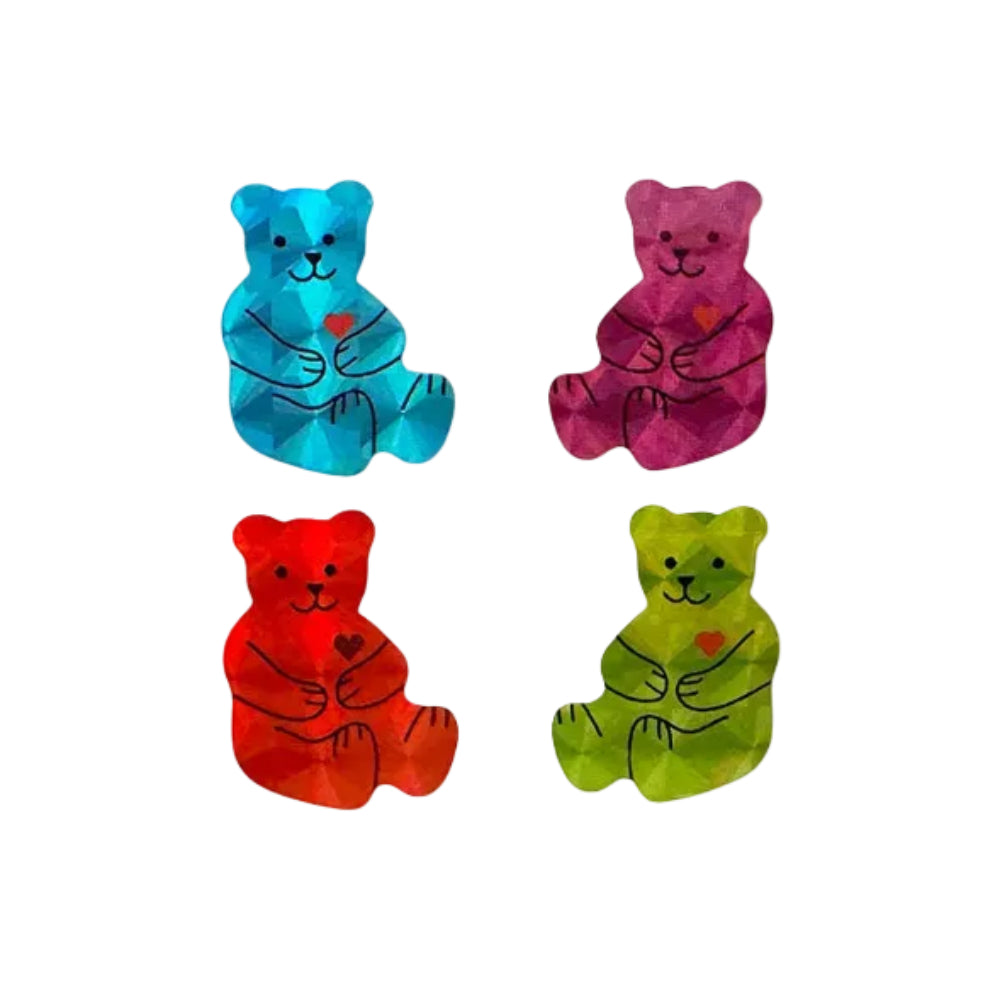 Sticker Garden Sheet Prism Beary Cute Colourful