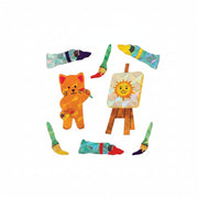 Sticker Garden Sheet Prism Cat Artist Sticker Sheets