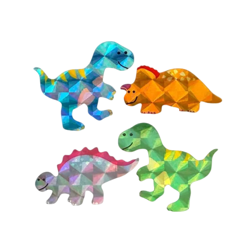 Sticker Garden Sheet Prism Dinosaurs
