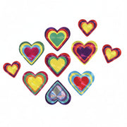 Sticker Garden Sheet Prism Heart