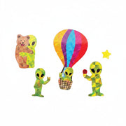 Sticker Garden Sheet Prism We Come in Peace Alien