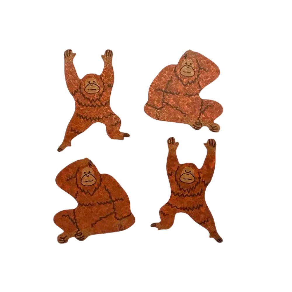 Sticker Garden Sheet Sparkle Orangutan