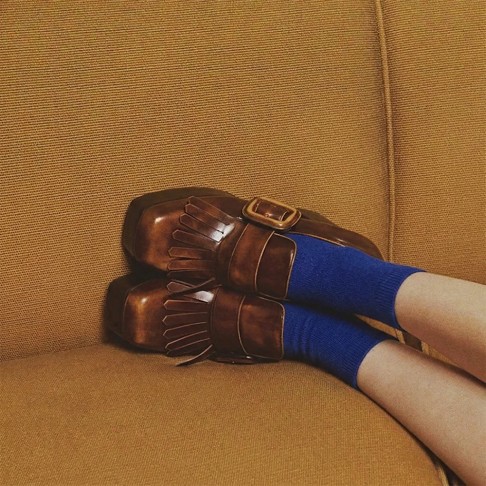 Nooan Possum Merino Wool Socks Hamilton Royal Blue
