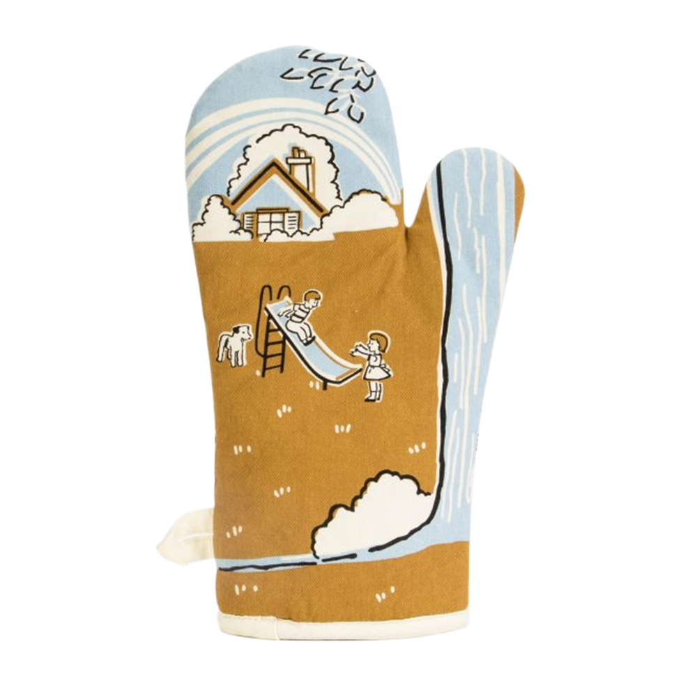 Blue Q Oven Mitt Love My Asshole Kids