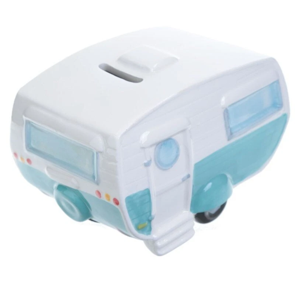 Home is Where You Park It Caravan Ceramic Money Box
