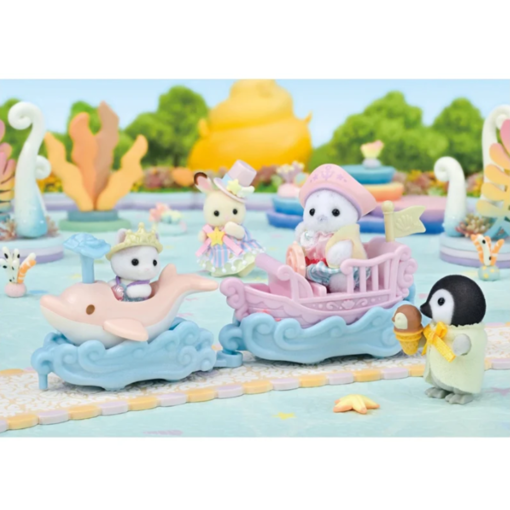 Sylvanian Families Amusement Park Ride Set Ride the Waves