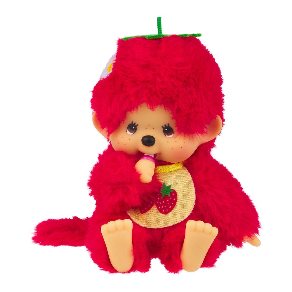 Monchhichi 15cm Plush Fruit Strawberry Red