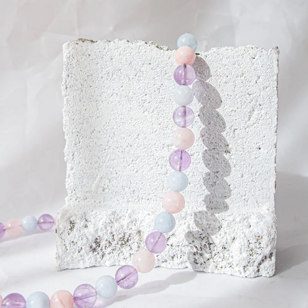 Crushes Gemstone Necklace Lavender Quartz