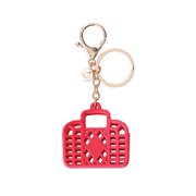 Sun Jellies Itty Bitty Retro Bag Charm Coral