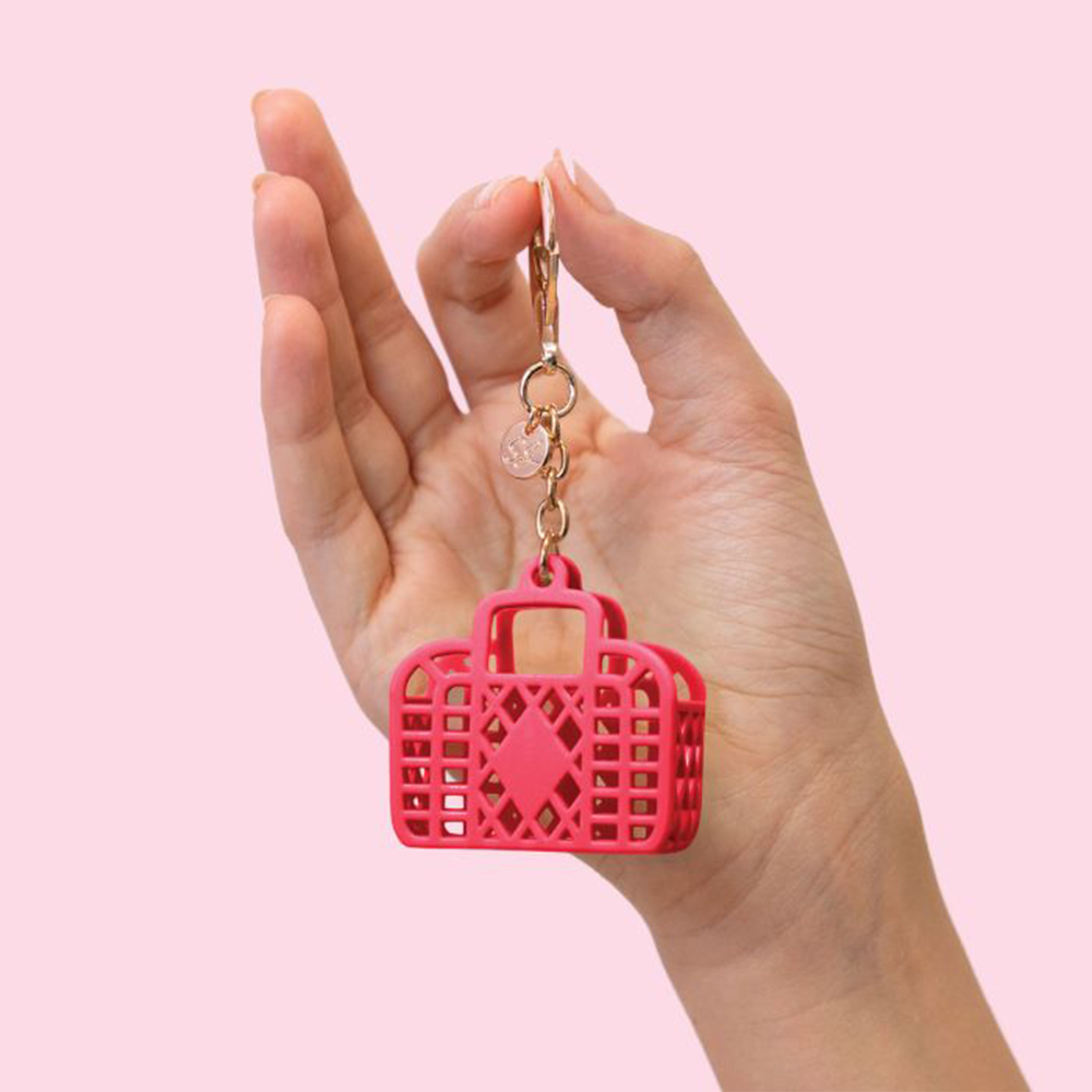Sun Jellies Itty Bitty Retro Bag Charm Coral