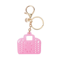 Sun Jellies Itty Bitty Retro Bag Charm Neon Pink