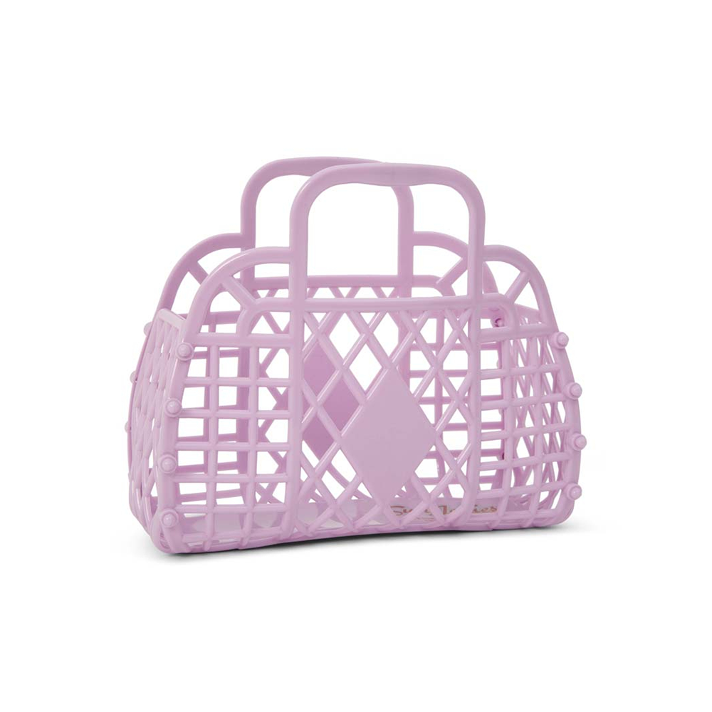 Sun Jellies Mini Retro Basket Lilac
