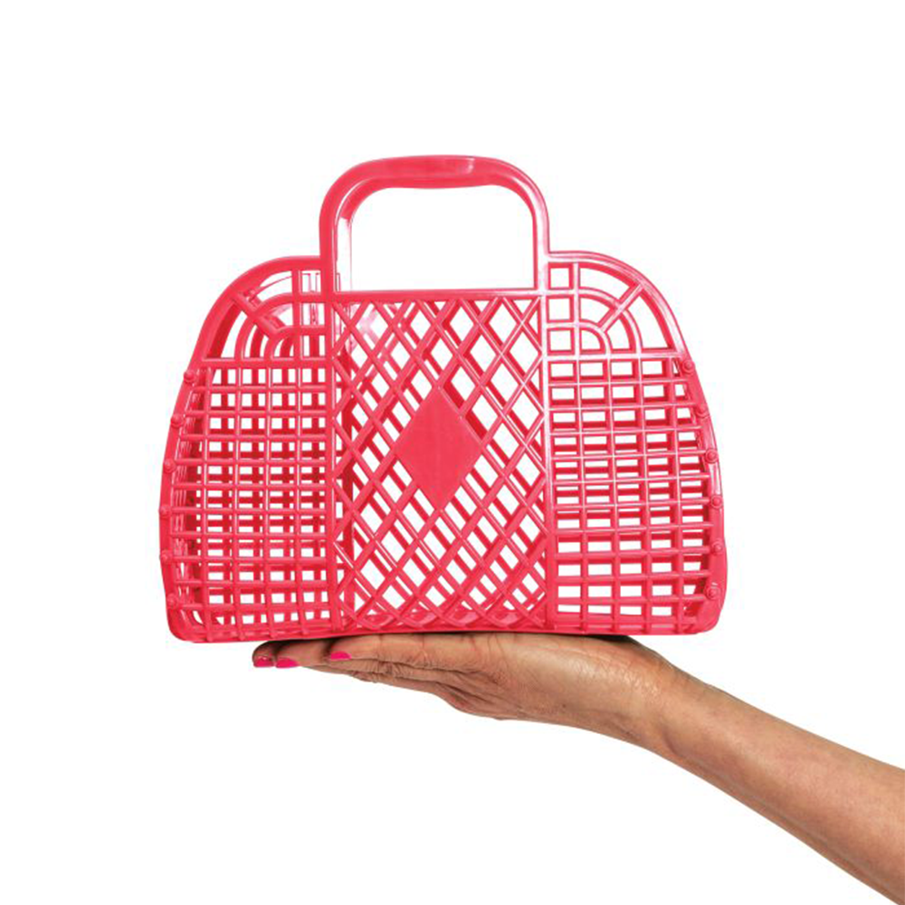 Sun Jellies Small Retro Basket Coral