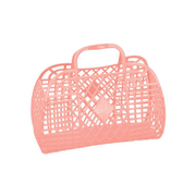 Sun Jellies Small Retro Basket Peach