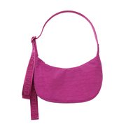 Baggu Small Nylon Crescent Bag Deep Fuchsia