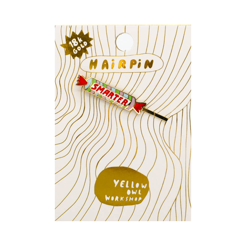 Yellow Owl Hair Pin Smarter