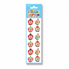 Sticker Garden Sheet Sparkle Clown