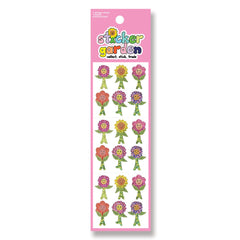 Sticker Garden Sheet Sparkle Flower Power