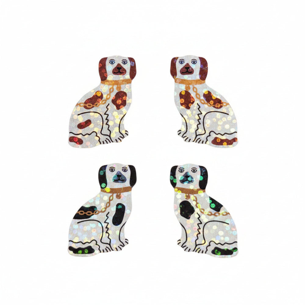 Sticker Garden Sheet Sparkle Mantle Dogs