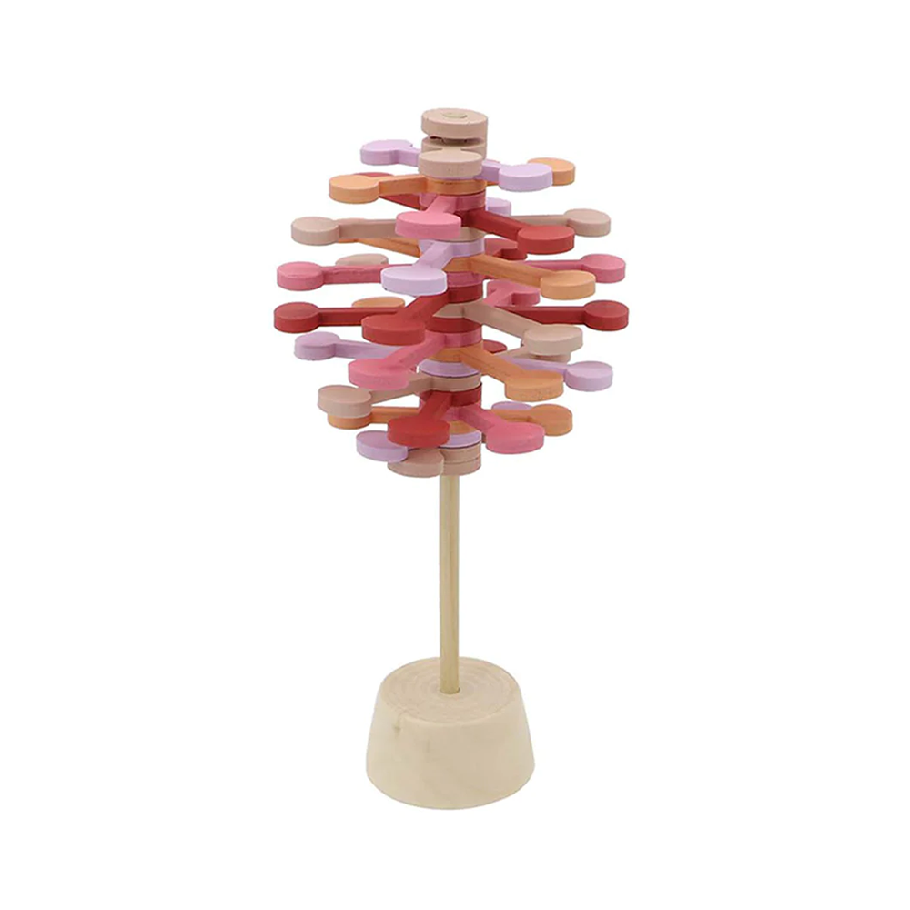 Wooden Spin Lollipop Toy Assorted