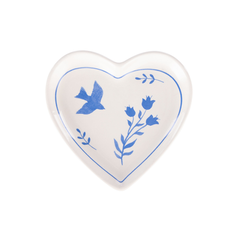 Emporium Bellamy Collection Little Plate Bird Heart