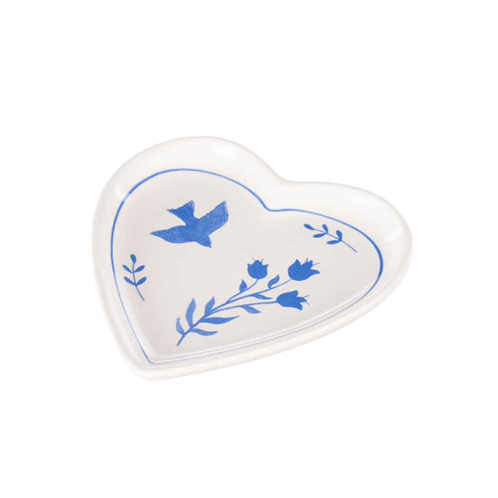 Emporium Bellamy Collection Little Plate Bird Heart