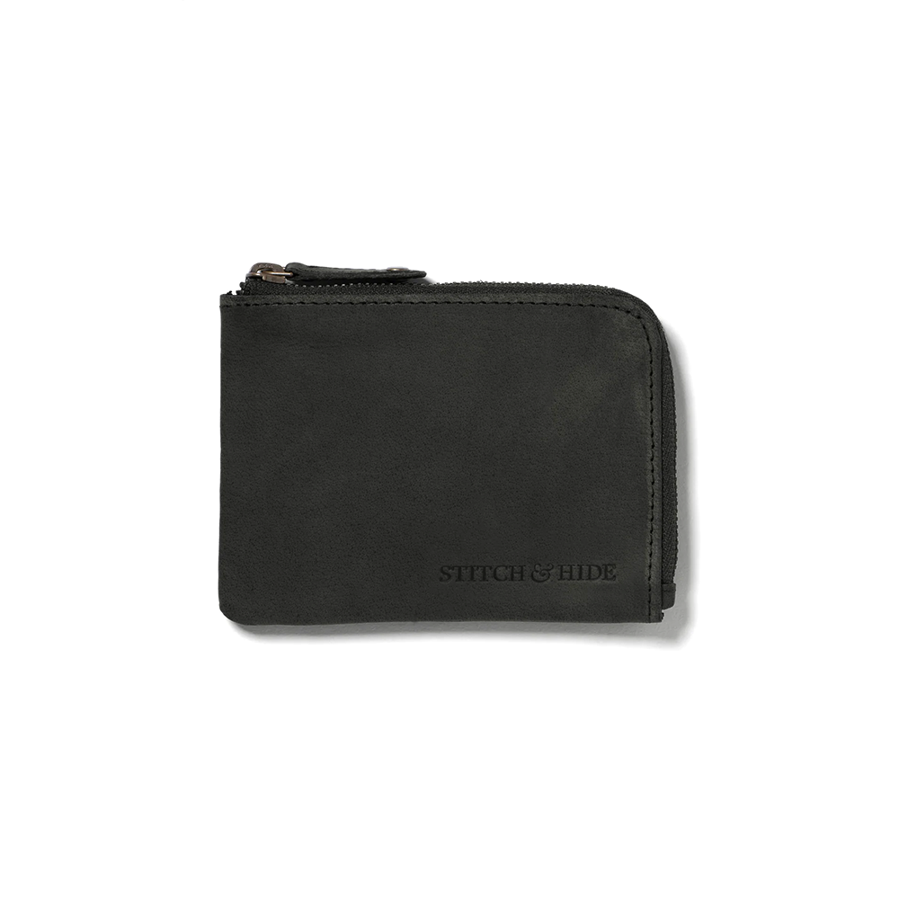 Stitch & Hide Leather Wallet Hendrix Black