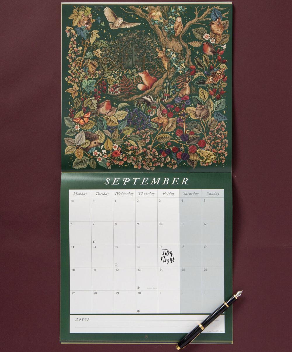 The Art File 2027 Wall Calendar The Forest