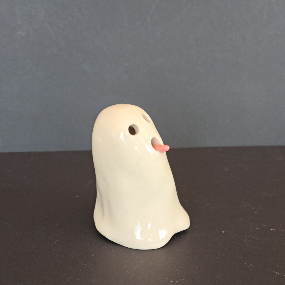 Lava Ceramics Tongue Boo Ghost