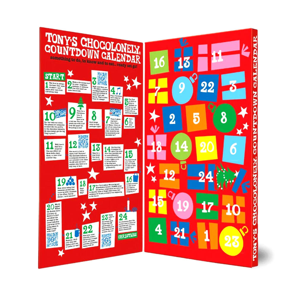 Tony's Chocolonely Christmas Countdown Advent Calendar 2025