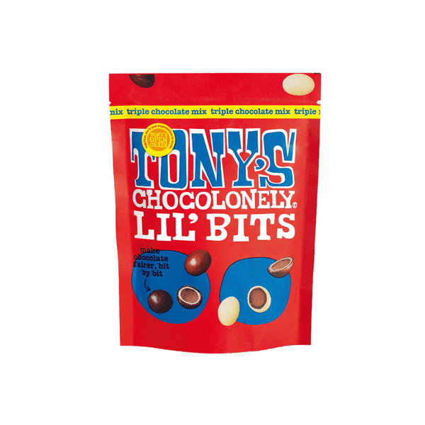 Tony's Chocolonely Milk Chocolate Triple Chocolate Mix Lil’ Bits