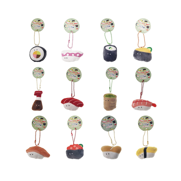 Tsuburana Hitomi no Sushi Plushies Keychain Assorted