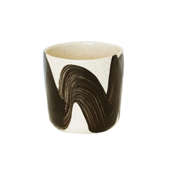 JS Ceramics Tumbler Black Oatmeal