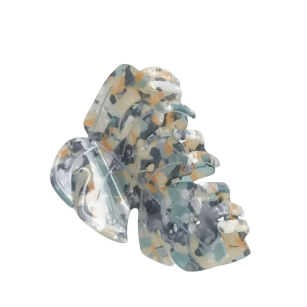 Leaf Speckle Claw Clip