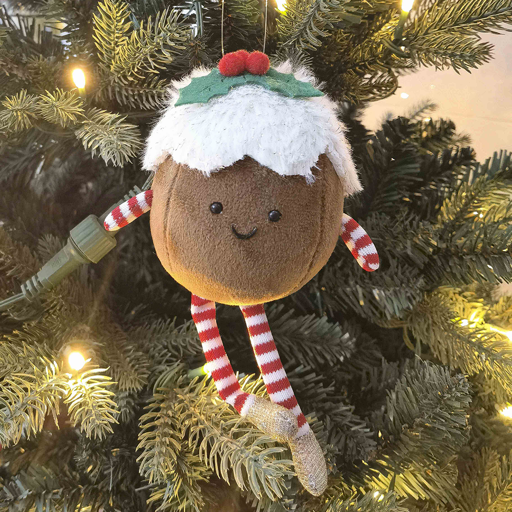 Fluffy Character Christmas Decoration Pudding